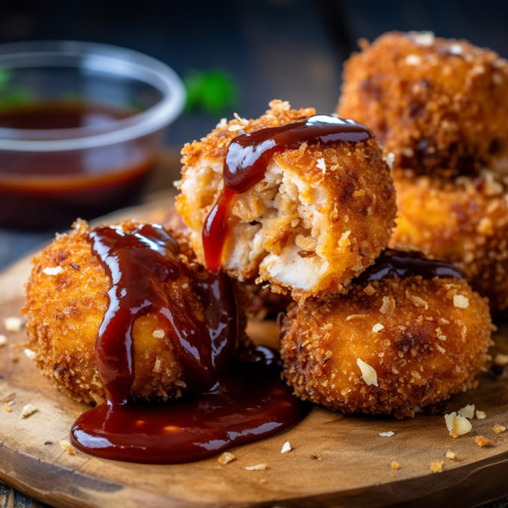 PULLED CHICKEN BITES